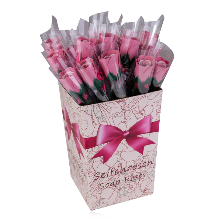 Rose de savon Rose