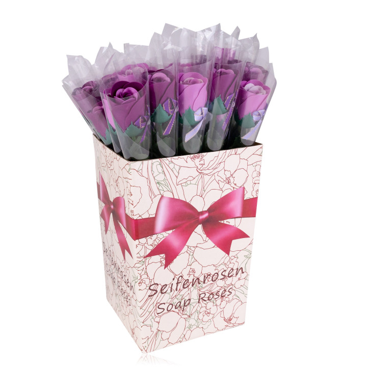 Rose de savon Violet