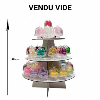 PROMO Présentoir boutique 3 Plateaux (VIDE) (36x40)