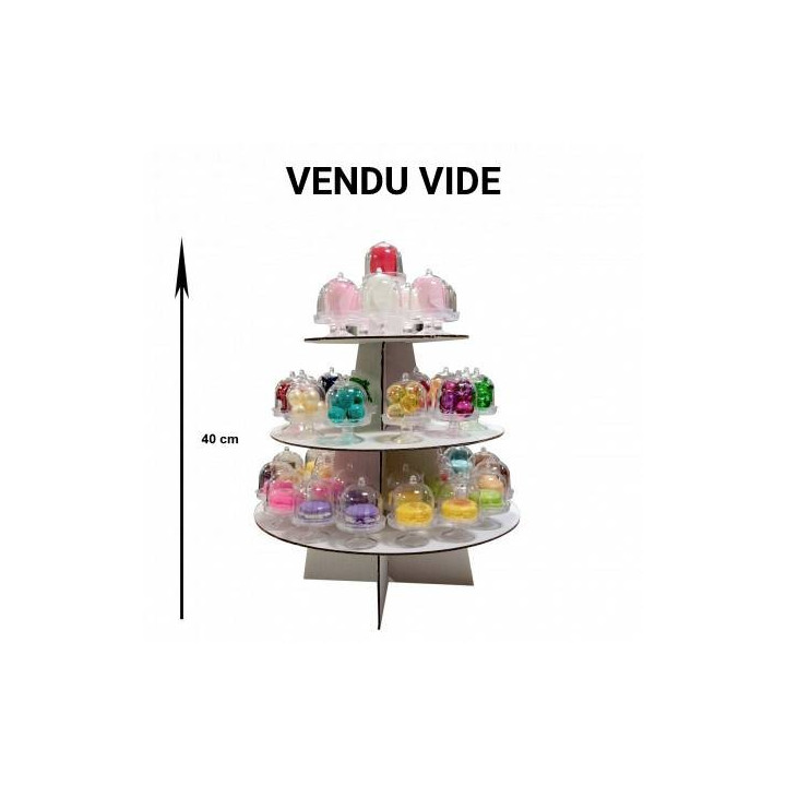 PROMO Présentoir boutique 3 Plateaux (VIDE) (36x40)