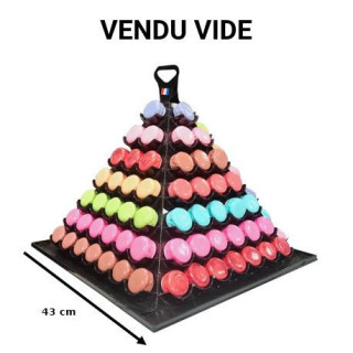 Présentoir 112 Savons Macarons (43x43x43) VENDU VIDE