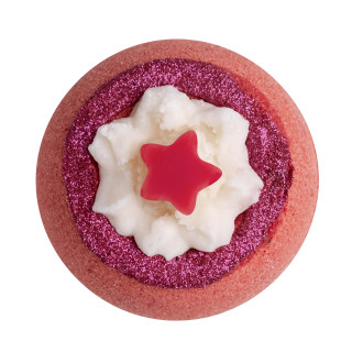 PROMO Boule effervescente pour le bain "RED STAR" 190g, senteur Passion