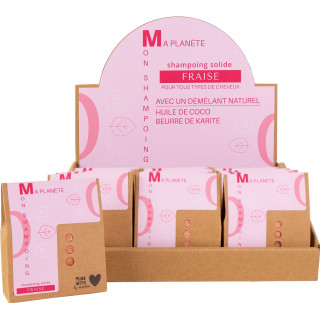 Grossiste Shampoing solide Fraise - Tentation Cosmetic