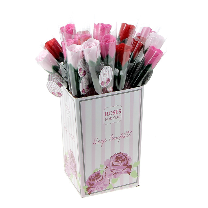 Rose de savon Rose-Fuchsia-Rouge