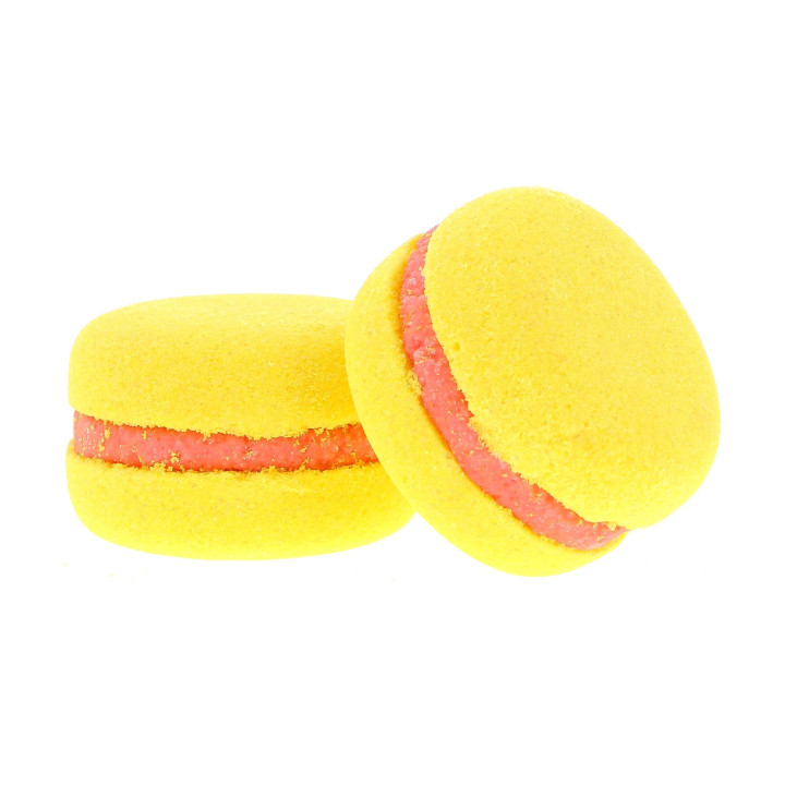 Macaron effervescent 70g, senteur Freesia