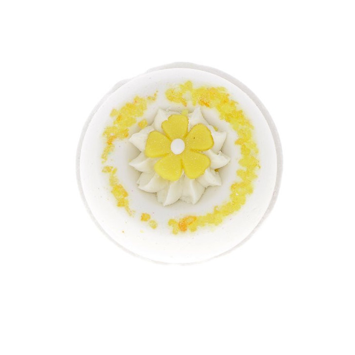 Boule effervescente pour le bain "CITRON GIVRE" 190g, senteur citron