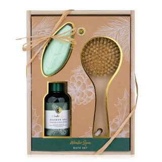 PROMO Coffret douche + brosse WINTER SPA