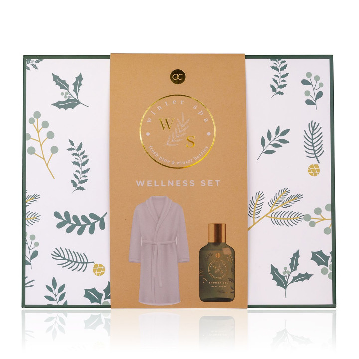 Coffret bain/douche +peignoir WINTER SPA