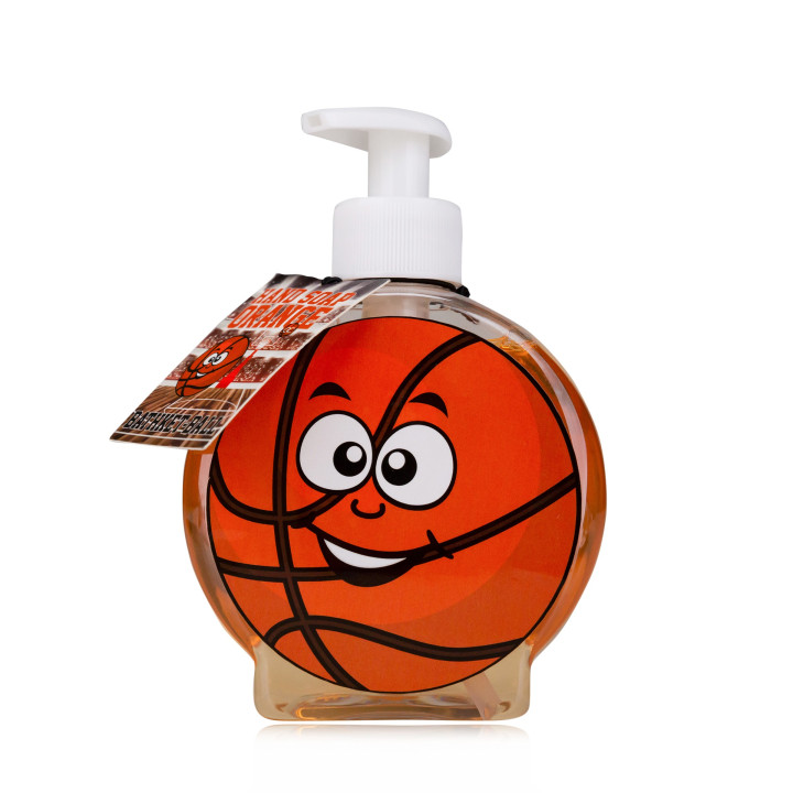 PROMO Distributeur savons main BATHKET-BALL  350ml, senteur orange
