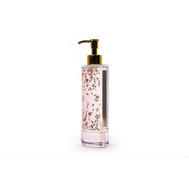 PROMO Distributeur savon mains BEAUTIFUL FLOWERS, senteur Rose