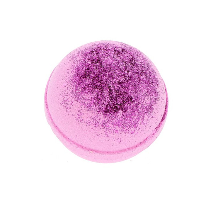Boule effervescente pour le bain  "DELICIOUS" 190g,senteur framboise