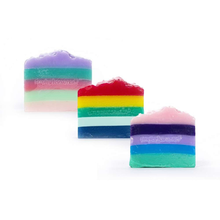 PROMO Savon tranche 100g,  3 modèles et senteurs assortis FRUIT FIESTA,  Monoï-Coco-Pastèque