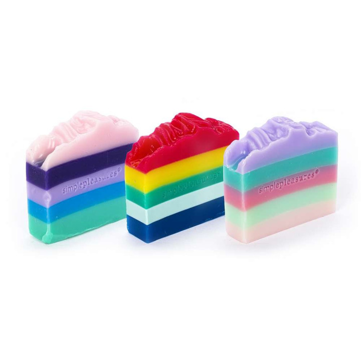 PROMO Savon tranche 100g,  3 modèles et senteurs assortis FRUIT FIESTA,  Monoï-Coco-Pastèque