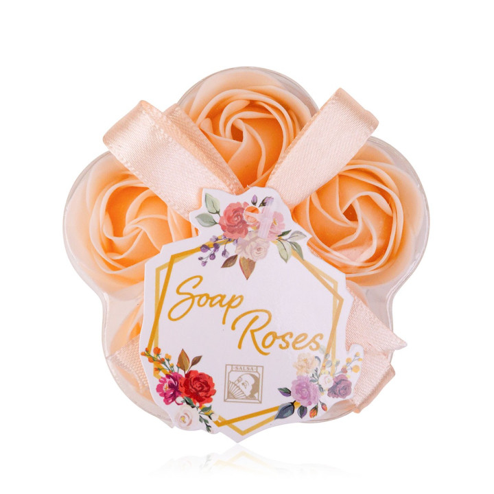 Coffret contenant 5 Roses de savon
