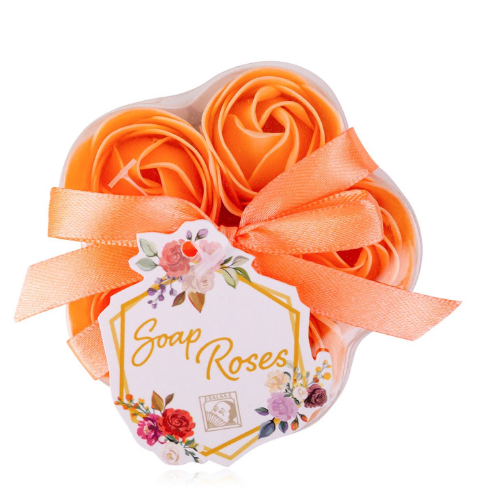 Coffret contenant 5 Roses de savon
