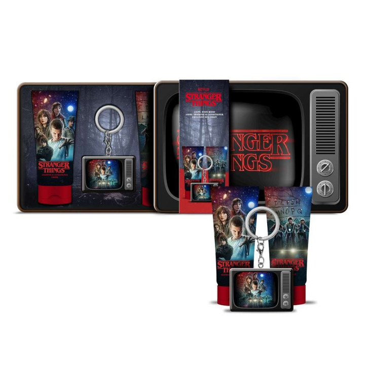 PROMO Coffret corps+porte clé STRANGER THINGS