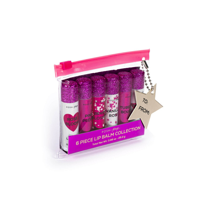 PROMO Coffret 6 baumes à lèvre METALLIC GLAM