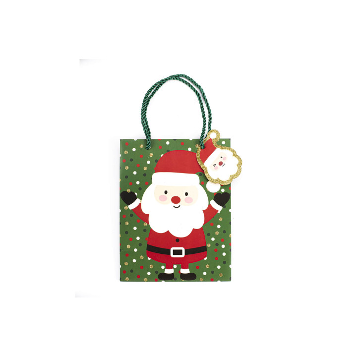 PROMO Sac cadeau Père Noël (22,5x18x10 cm)