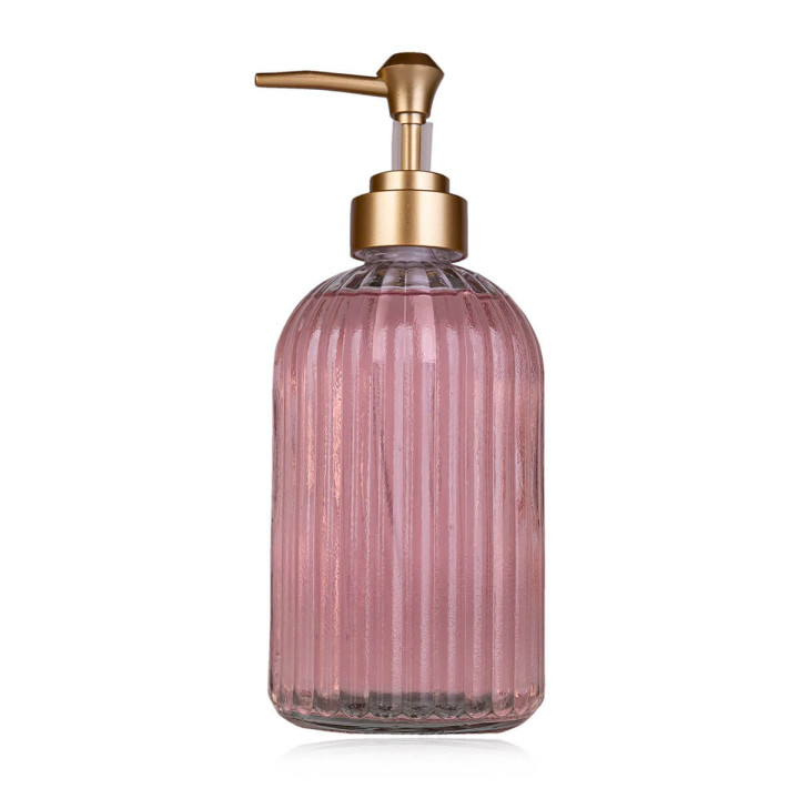 PROMO Distributeur savon mains 400ml FROM MY HEART TO YOURS , senteur  Blush Rose