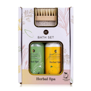 PROMO Coffret pour le corps+brosse à ongles HERBAL SPA