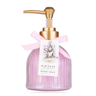 PROMO Distributeur savon mains 200ml HOME SPA , senteur Hibiscus