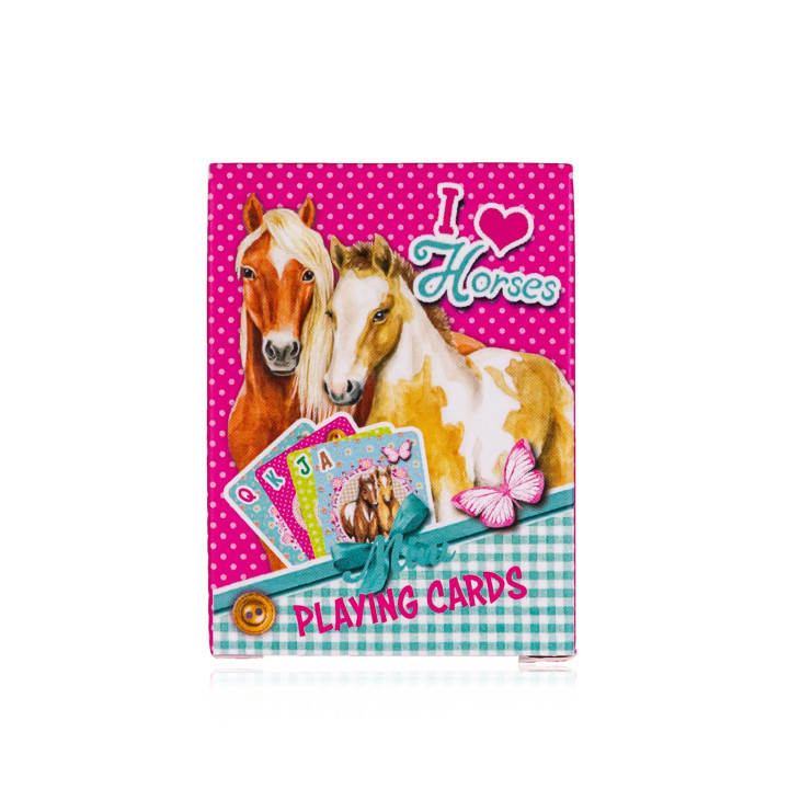 Coffret gel douche+ jeu de cartes I LOVE HORSE