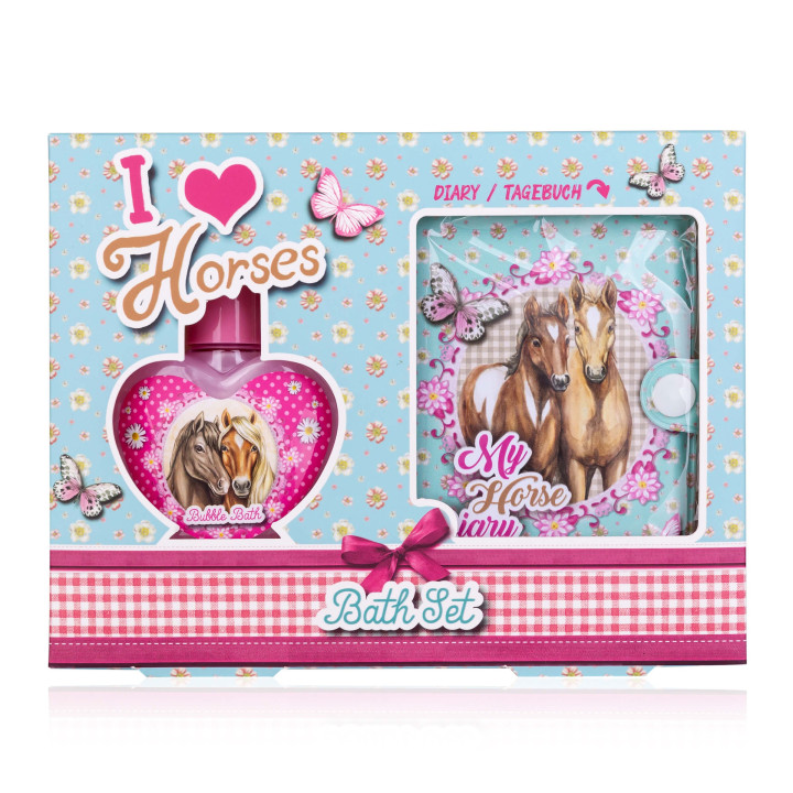 Coffret gel douche +agenda I LOVE HORSE