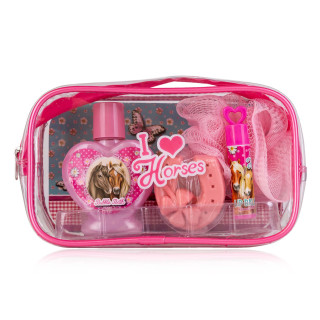 Coffret pour le corps  +trousse I LOVE HORSE