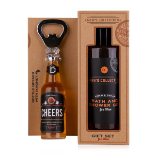 Coffret gel douche+ouvre bouteille MEN'S COLLECTION