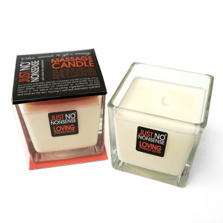 PROMO Bougie de massage 200g AROMATHERAPIE JUST NO NONSENSE, "Love" synergie