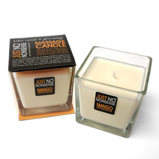 PROMO Bougie de massage 200g JUST NO NONSENSE, parfum mangue,pomme & Papaye