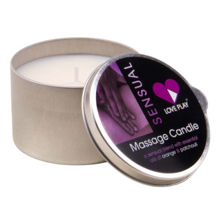 PROMO  Bougie de massage 200ml LOVE PLAY ,Sensual