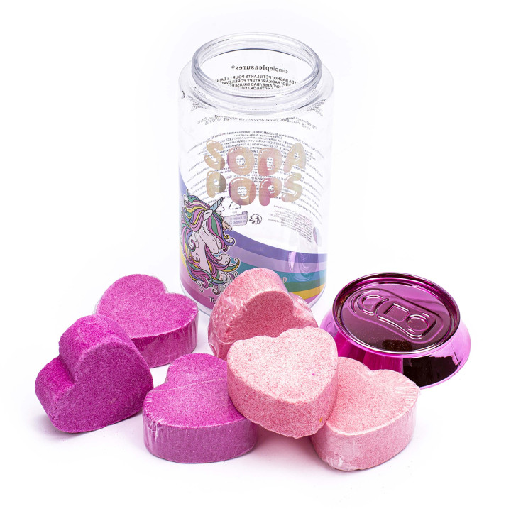 PROMO Coffret 6 coeurs effervescents+canette KIDS CUTIES