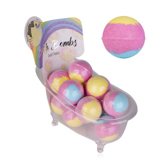 Boule effervescente , senteur pêche