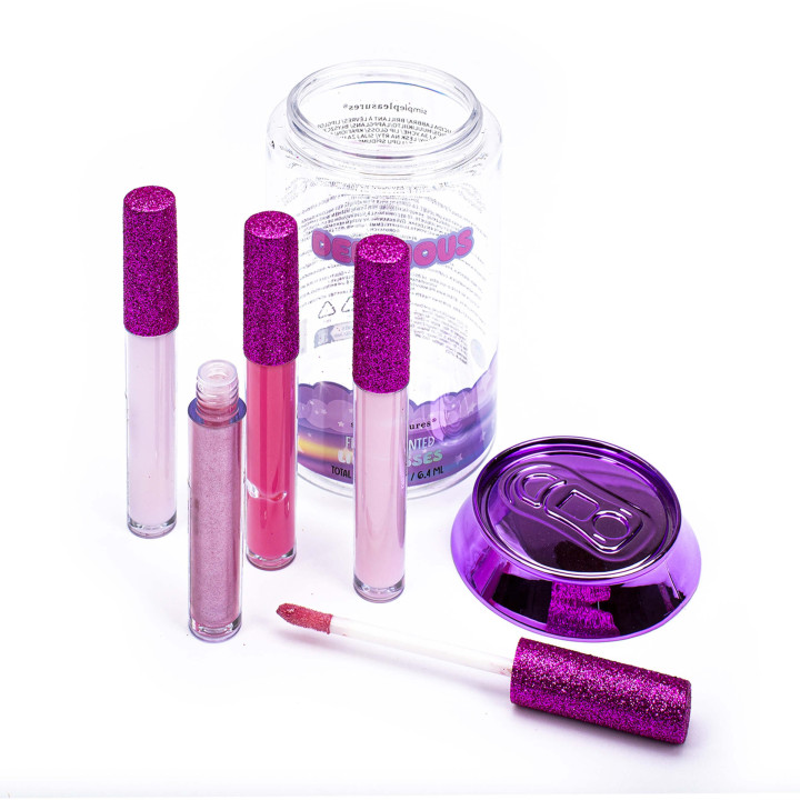 PROMO  Coffret canette 4 lip gloss KIDS CUTIES