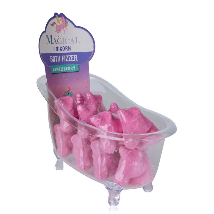Licorne effervescente MAGICAL UNICORN& MERMAID, senteur Fraise