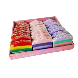 PROMO Savon tranche 100g,  3 modèles et senteurs assortis FRUIT FIESTA,  Monoï-Coco-Pastèque