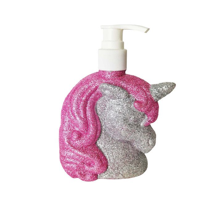 PROMO  Distributeur savon liquide 310ml LICORNE, senteur  Vanille