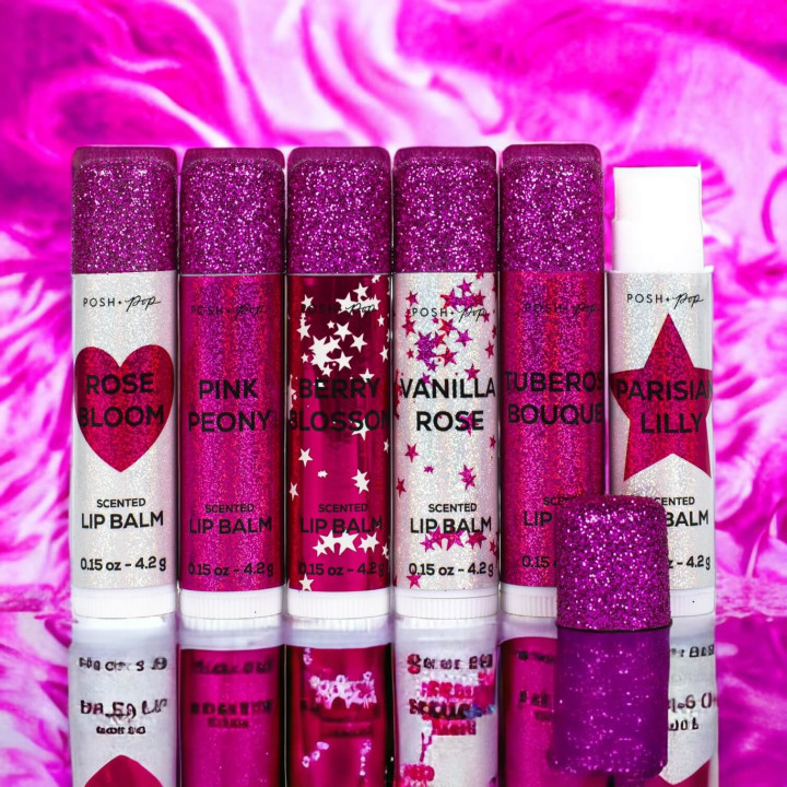PROMO Coffret 6 baumes à lèvre METALLIC GLAM
