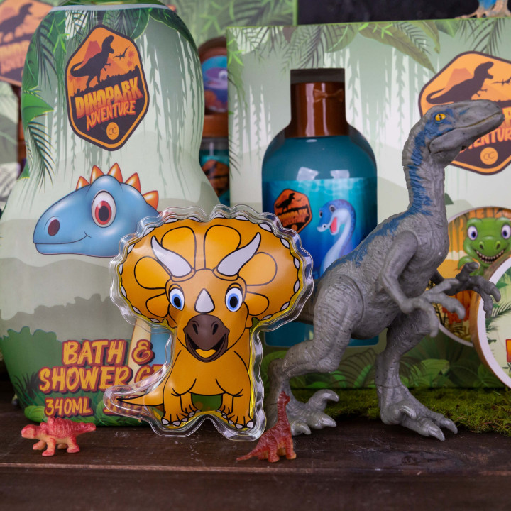 Berlingot de gel douche 50ml DINOPARK ADVENTURE,2 modèles assortis