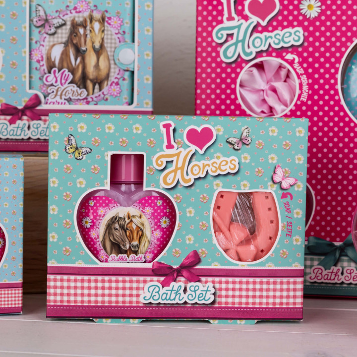 Coffret pour la douche I LOVE HORSE