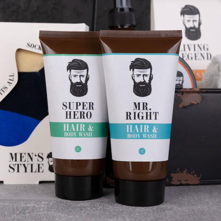 Set gel douche & cheveux + décapsuleur MEN'S STYLE