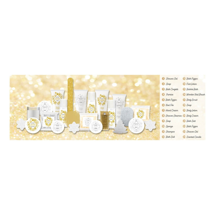 Calendrier de l'Avent Cosmétiques White STARRY WINTER