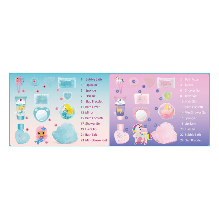 Calendrier de l'Avent Cosmétiques MAGICAL UNICORN & MERMAID