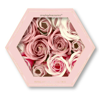 PROMO Coffret roses de savon SWEET PASTELS