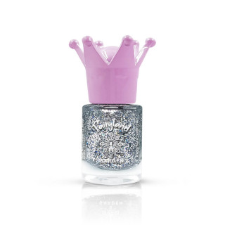 Vernis à ongles à base d'eau FAIRYLAND, Argent pailleté Jiny