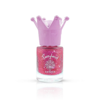 Vernis à ongles à base d'eau FAIRYLAND, Fuchsia pailleté Rosy
