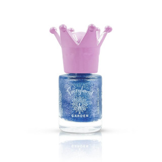 Vernis à ongles à base d'eau FAIRYLAND, Bleu pailleté Betty