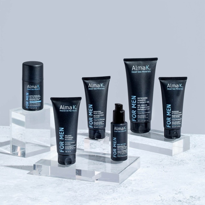 PROMO Crème Régénératrice Visage& Cuir Chevelu /protection SPF30   ALMA.K FOR MEN