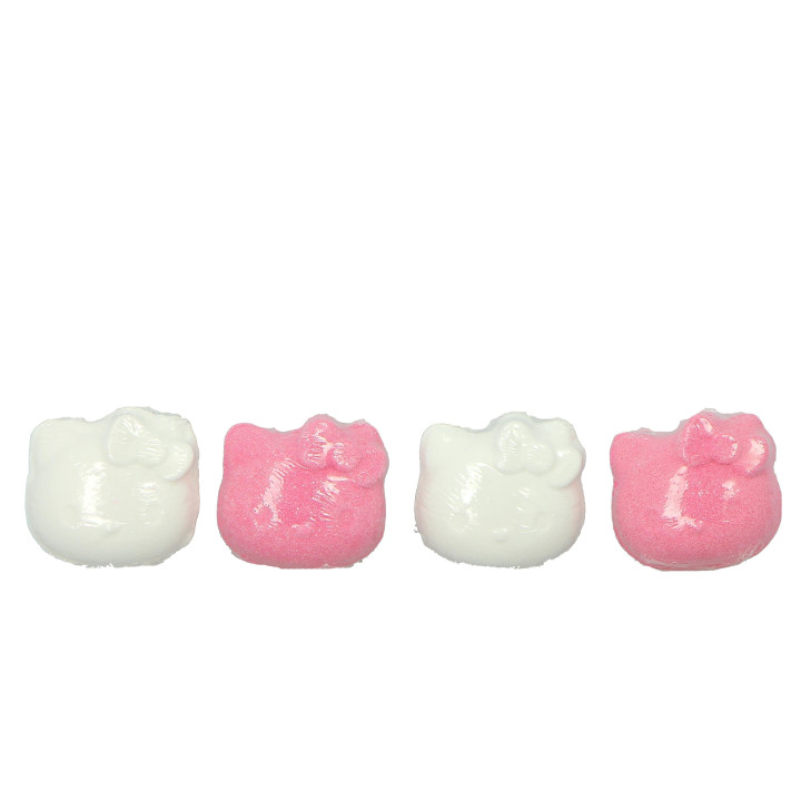 24 Galets effervescents dans seau pvc HELLO KITTY